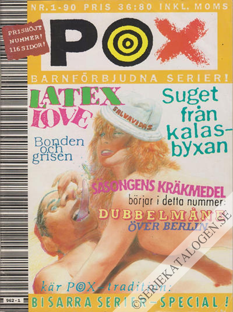 Framsida på Pox #1 (1990)