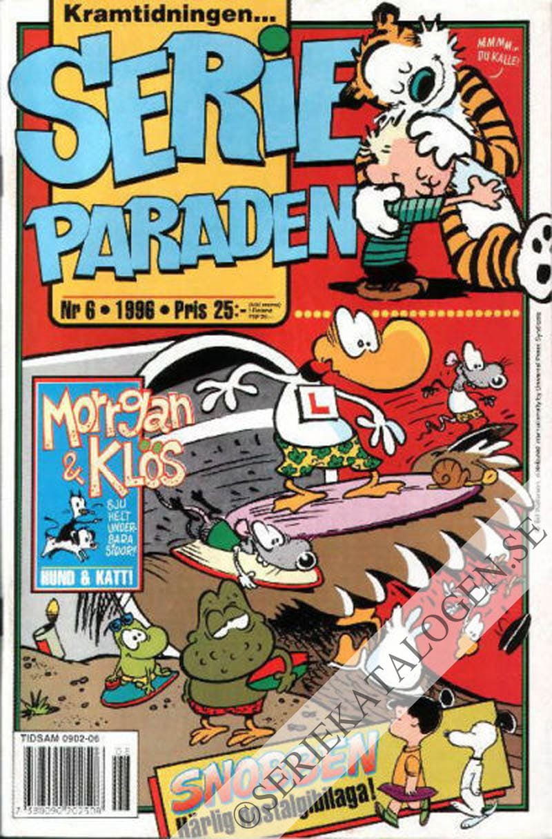 Framsida på Serie-paraden #6 (1996)