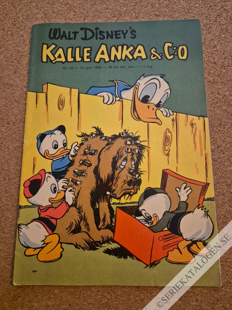 Framsida på Kalle Anka & C:o #15 (1960)