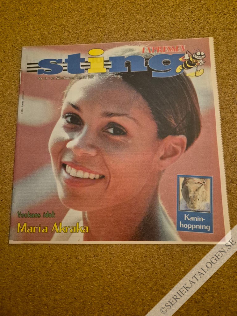 Framsida på Sting-Expressen #31 (1995)