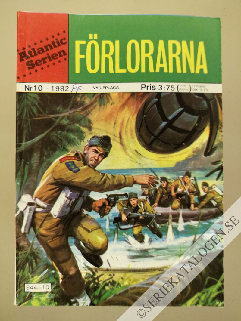 Framsida på Atlanticserien Förlorarna (1982)