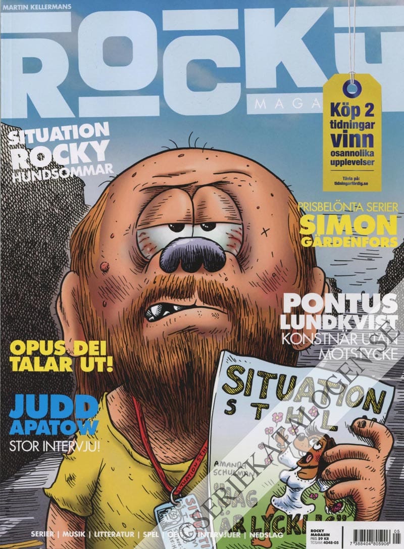 Framsida på Martin Kellermans Rocky #5 - Situation Rocky - hundsommar! (2011)