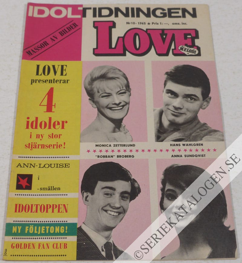 Framsida på Love! #10 (1963)