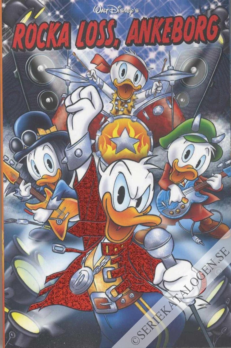 Framsida på Kalle Ankas pocket special Rocka loss, Ankeborg (2021)