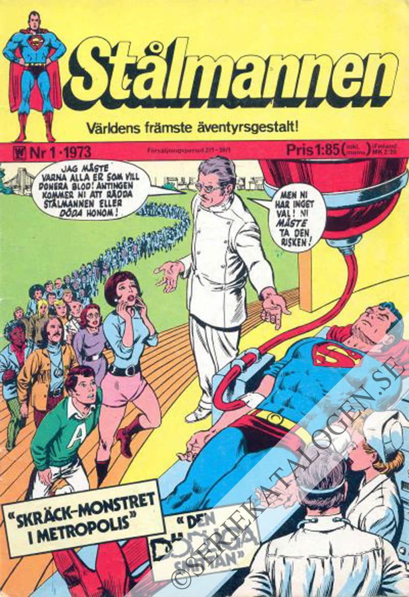 Framsida på Stålmannen #1 (1973)