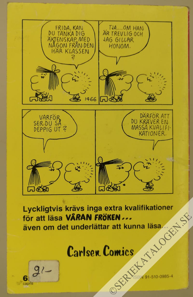 Baksida på Skolan eller livet! (1977)