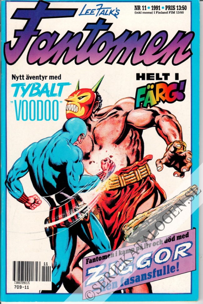 Framsida på Fantomen #11 (1991)