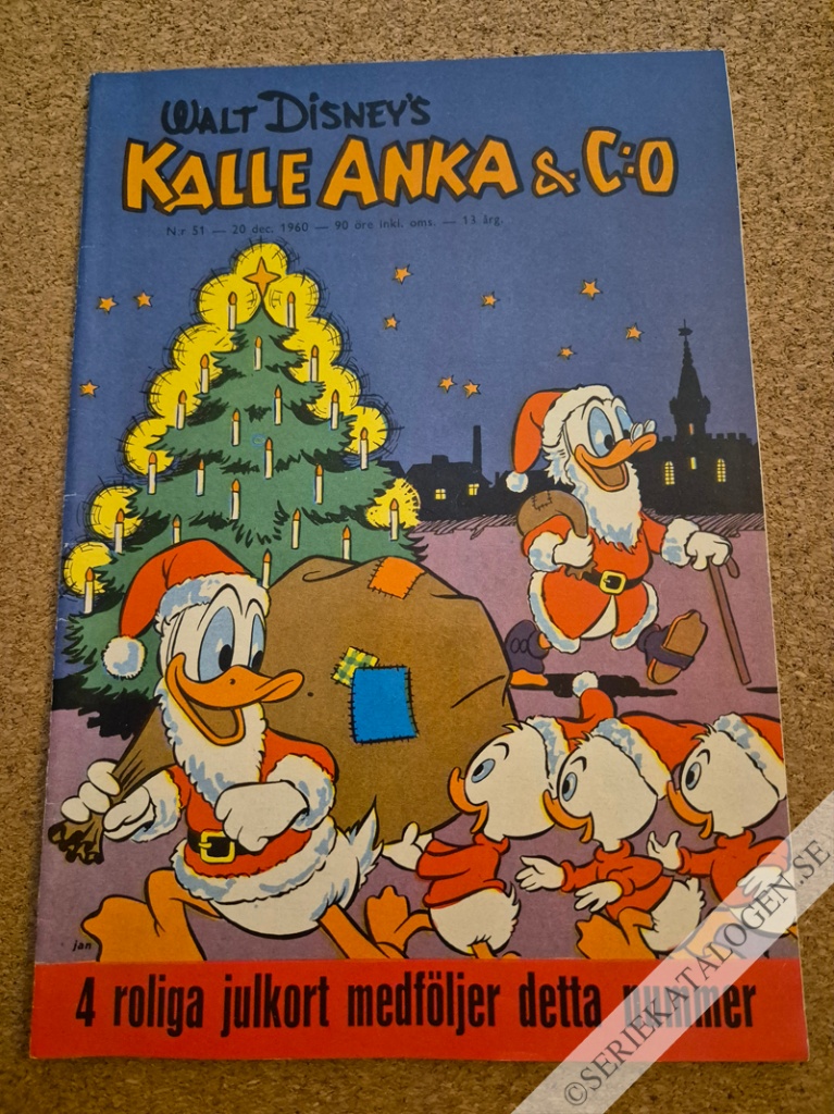 Framsida på Kalle Anka & C:o #51 (1960)