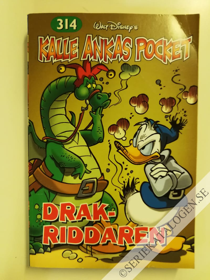Framsida på Kalle Ankas pocket #314 - Drakriddaren (2005)