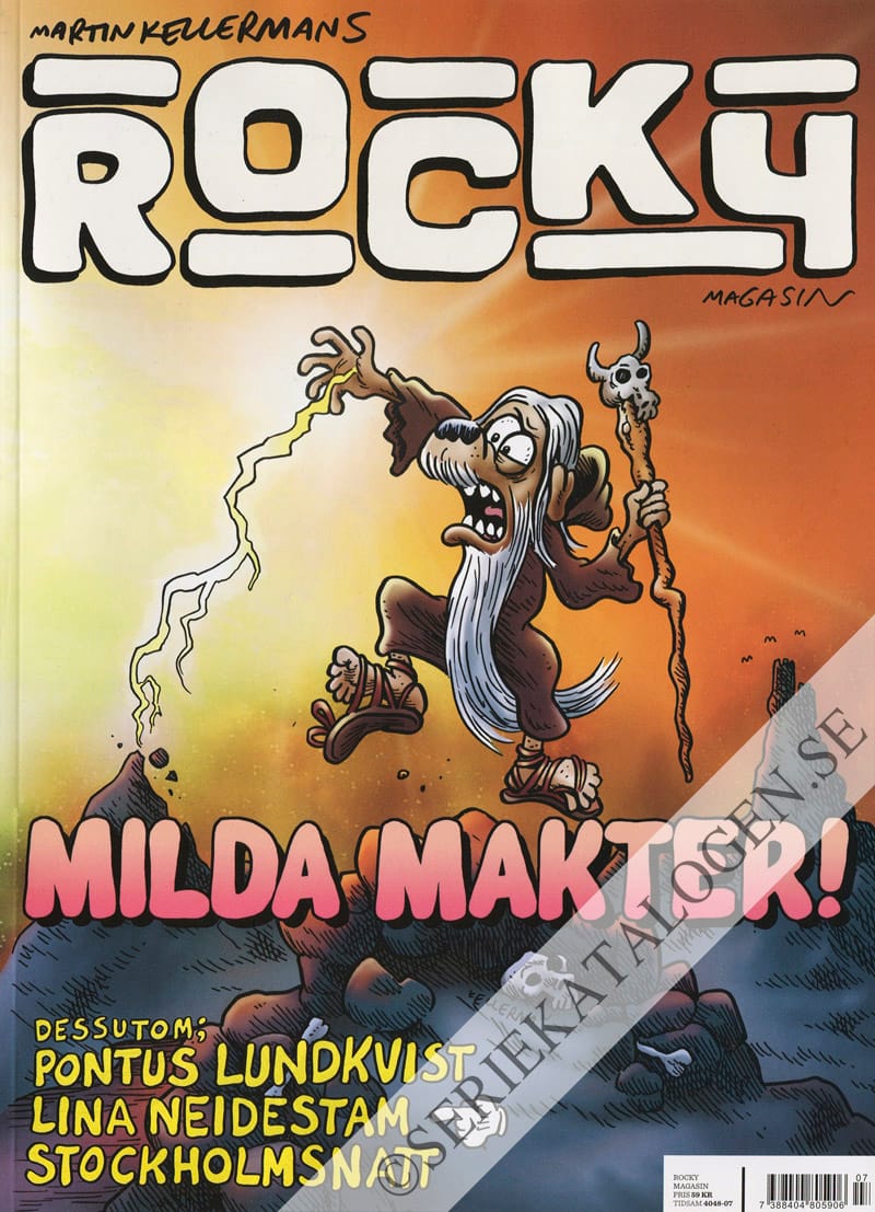 Framsida på Martin Kellermans Rocky #7 - Milda makter! (2012)