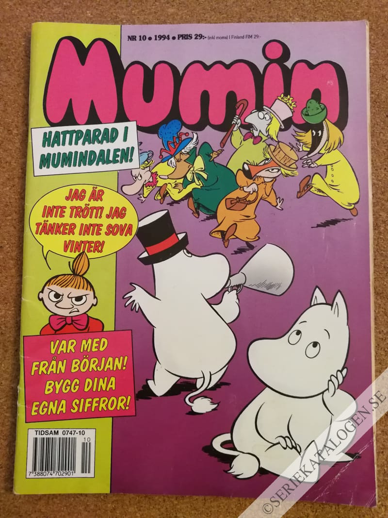 Framsida på Muminmagasinet #10 (1994)