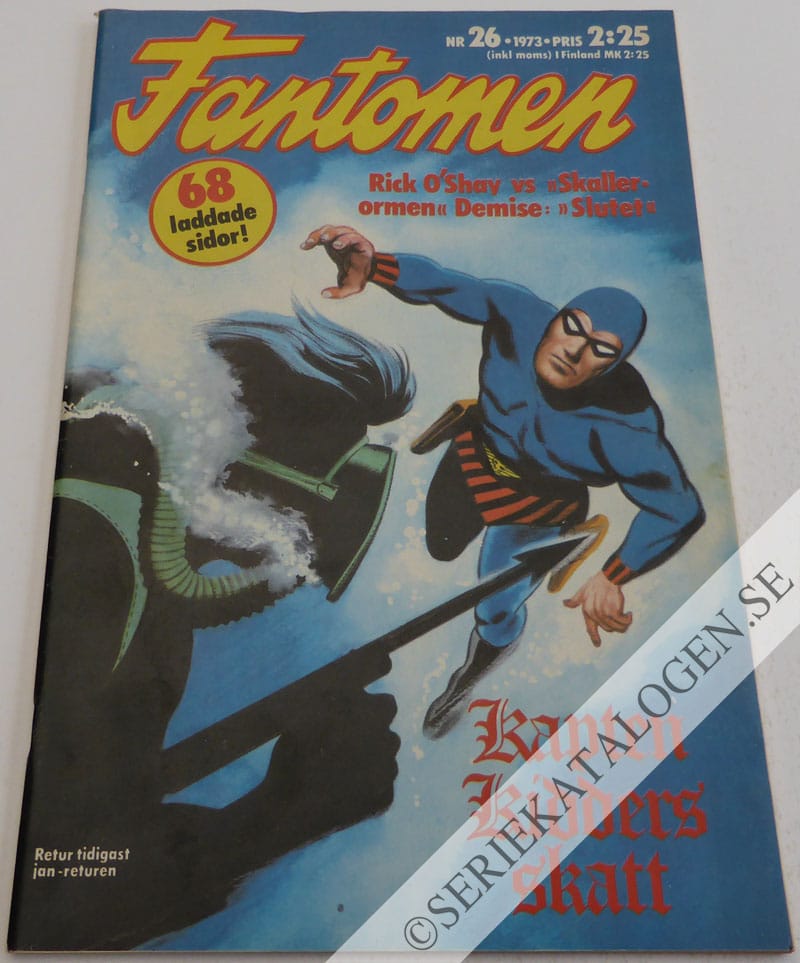 Framsida på Fantomen #26 (1973)