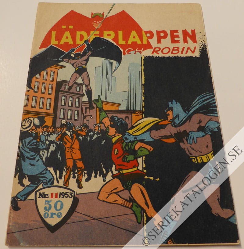 Framsida på Läderlappen och Robin #11 (1953)