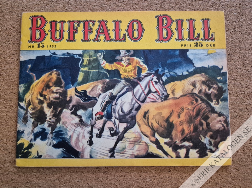 Framsida på Buffalo Bill #15 (1952)