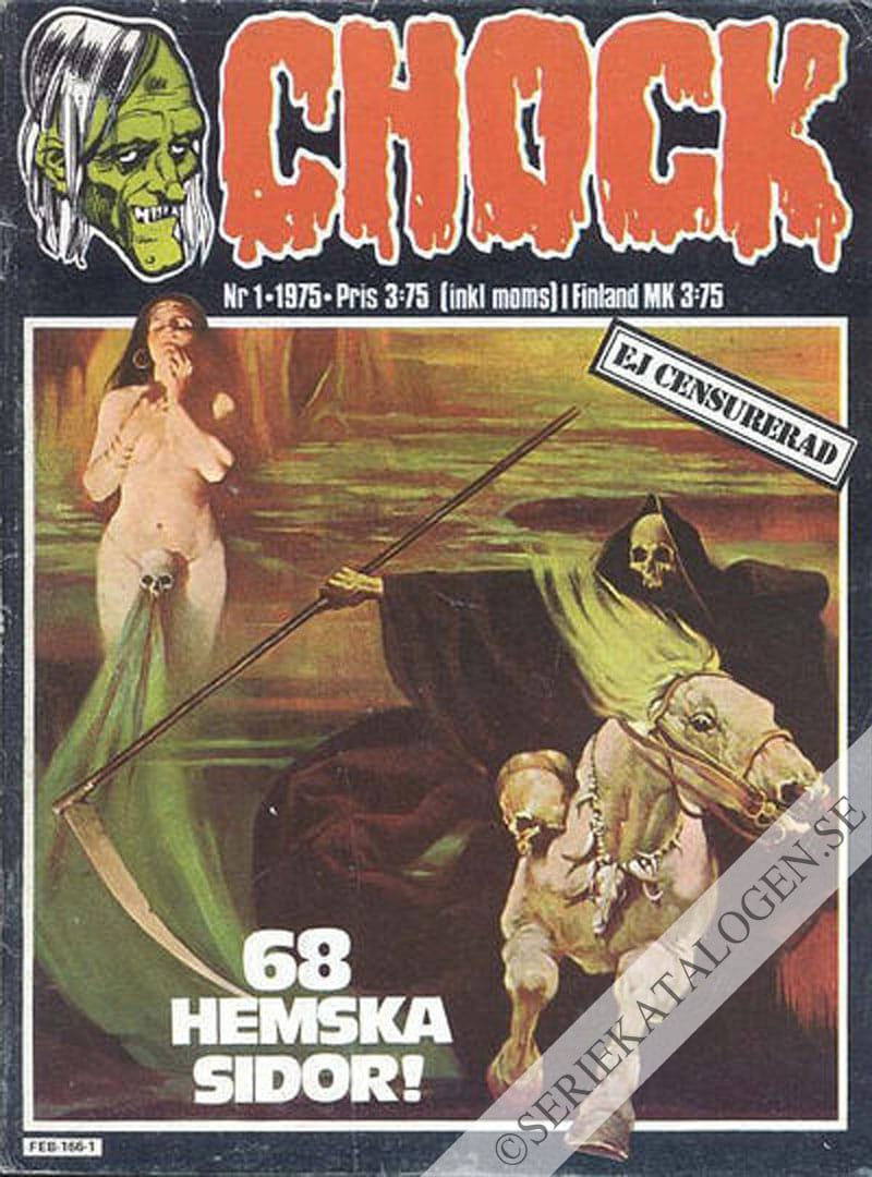 Framsida på Chock #1 (1975)