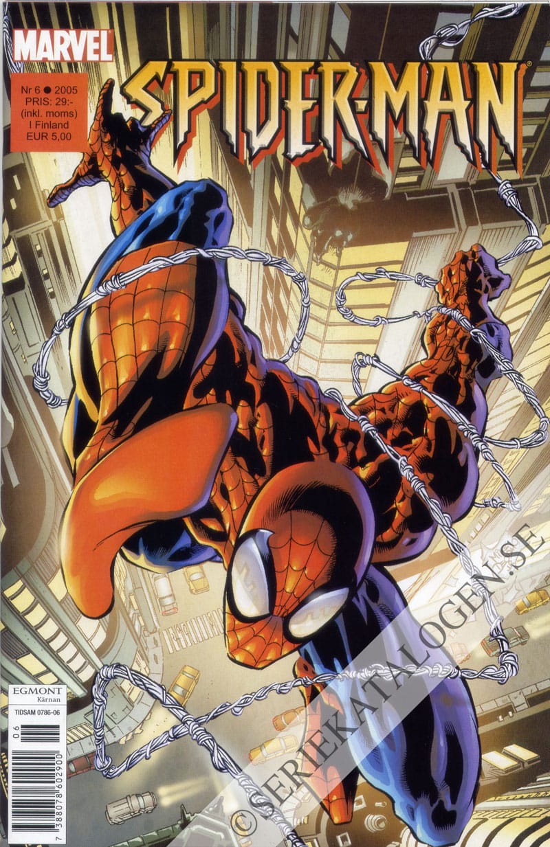 Framsida på Spider-Man #6 (2005)
