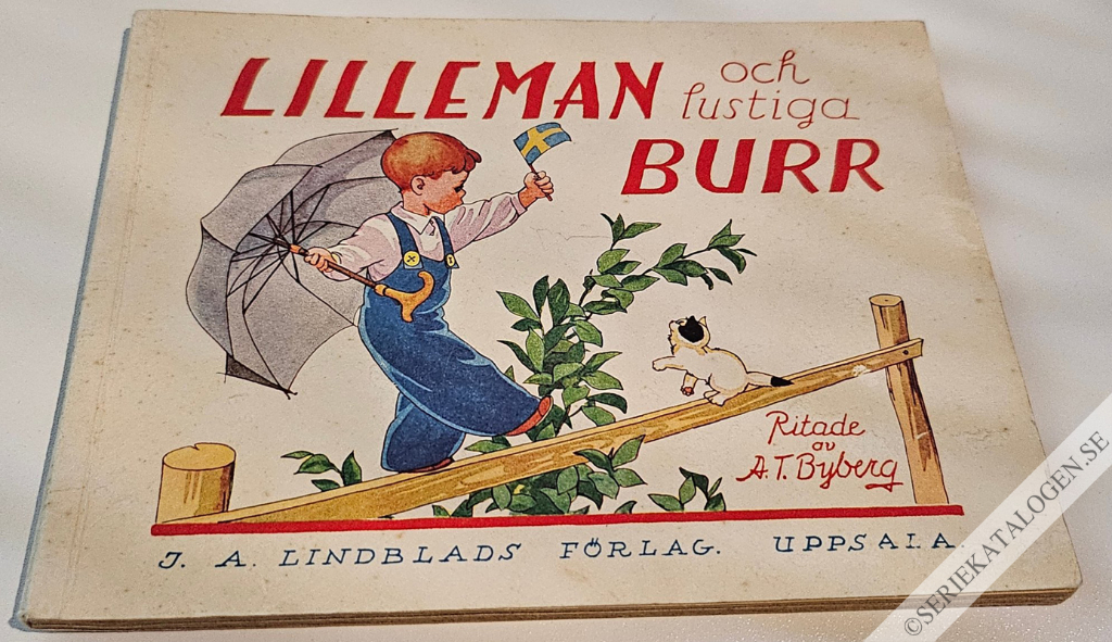 Framsida på Lilleman Lilleman och lustiga Burr (1941)