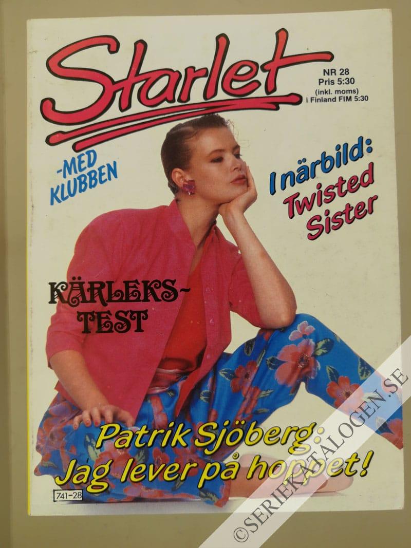 Framsida på Starlet #28 (1985)