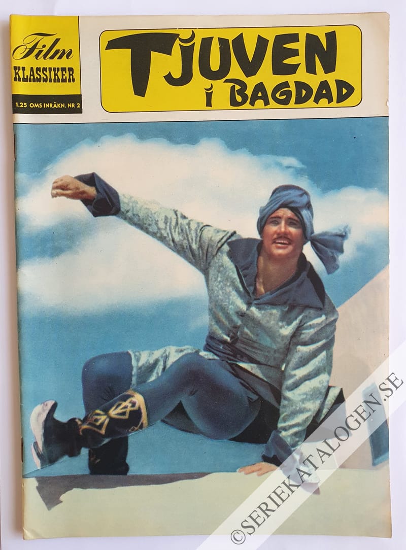 Framsida på Filmklassiker Tjuven i Bagdad (1962)