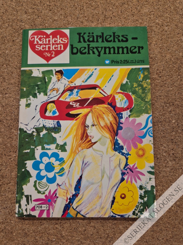 Framsida på Kärleksserien Kärleksbekymmer (1975)