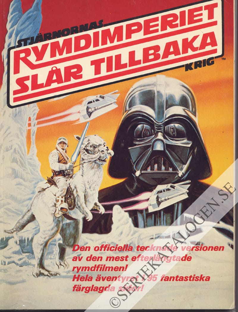 Framsida på Stjärnornas krig Rymdimperiet slår tillbaka (1980)