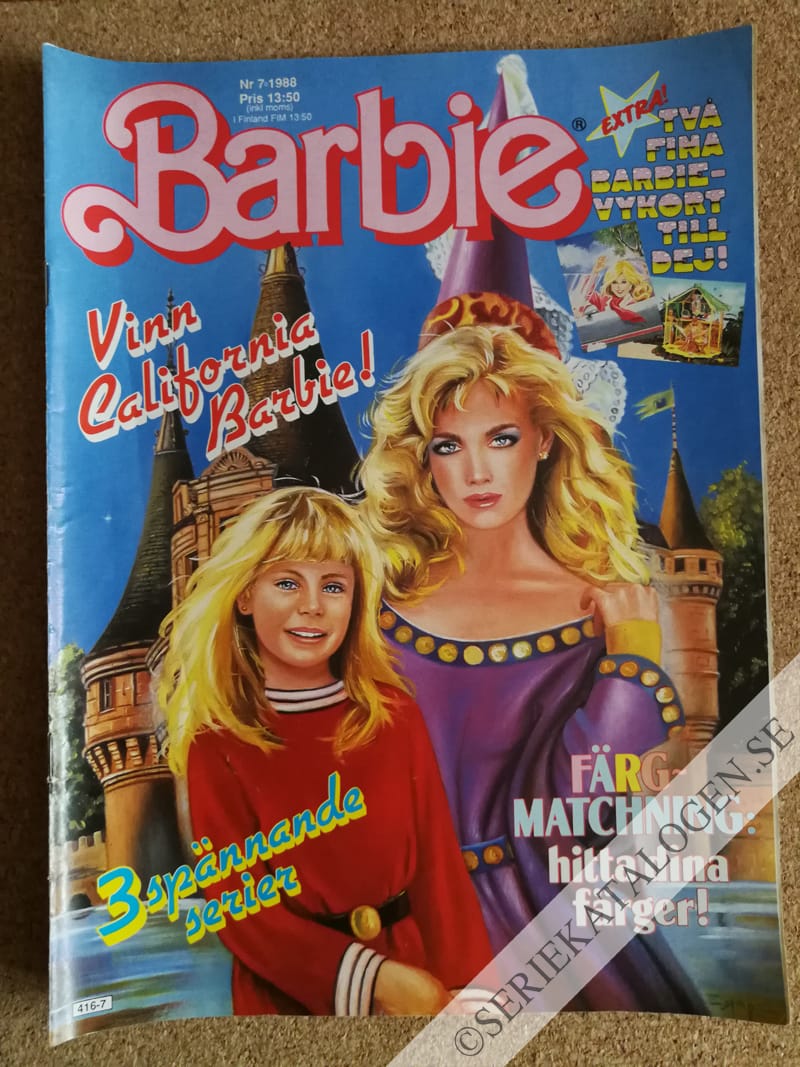 Framsida på Barbie #7 (1988)