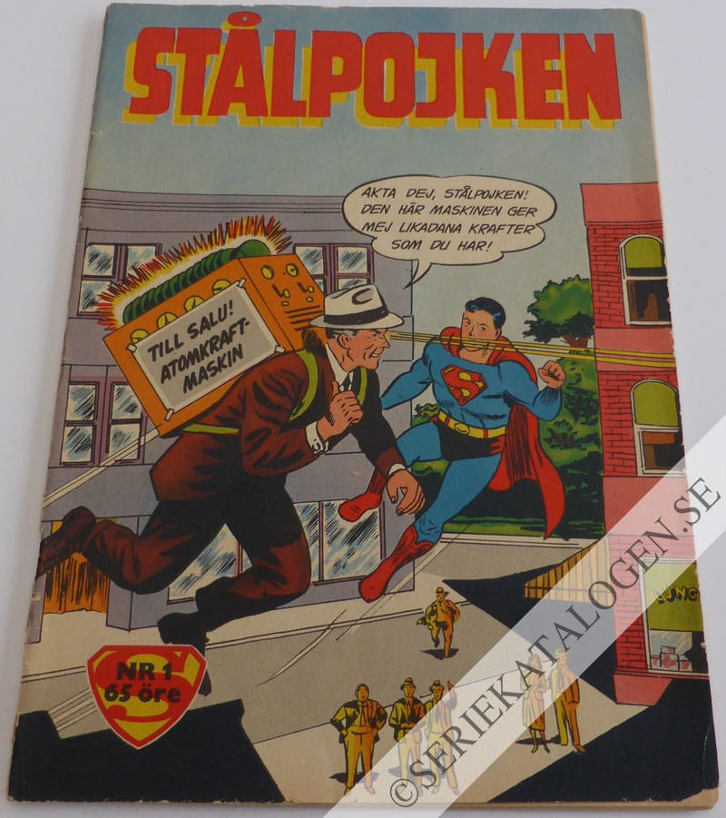 Framsida på Stålpojken #1 (1961)