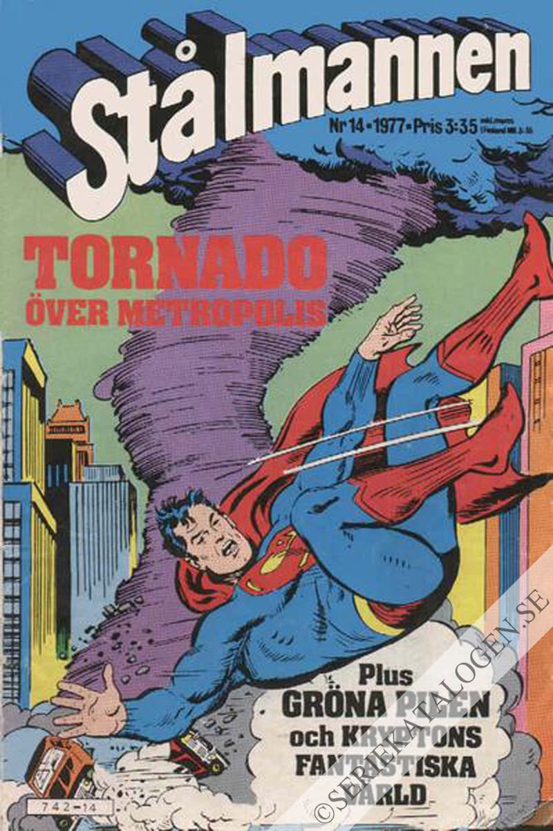 Framsida på Stålmannen #14 (1977)