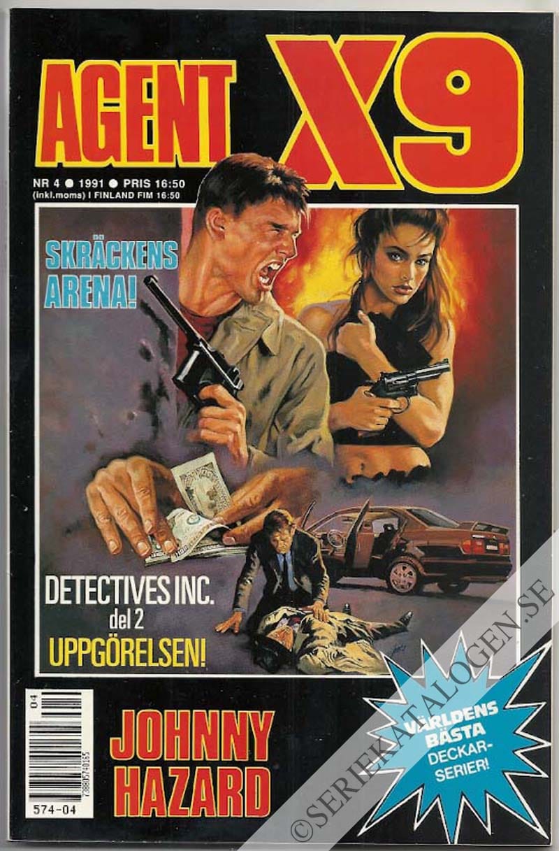 Framsida på Agent X9 #4 (1991)