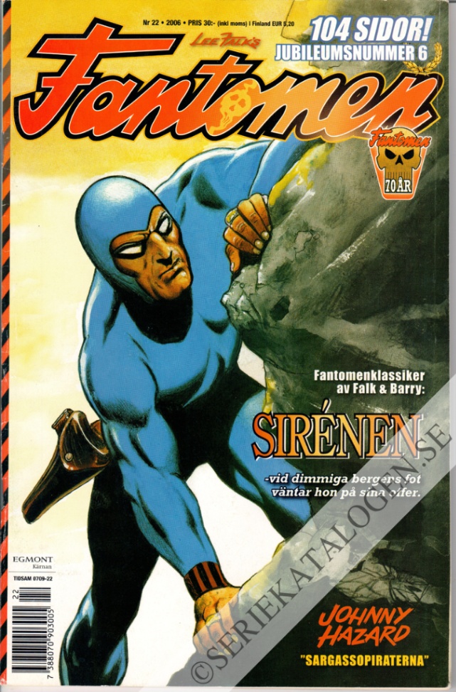 Framsida på Fantomen #22 (2006)