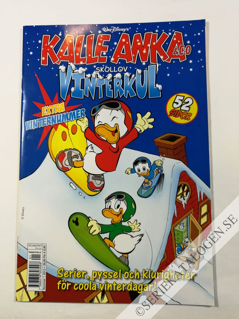 Framsida på Kalle Anka & C:o - Skollov Vinterkul (2013)