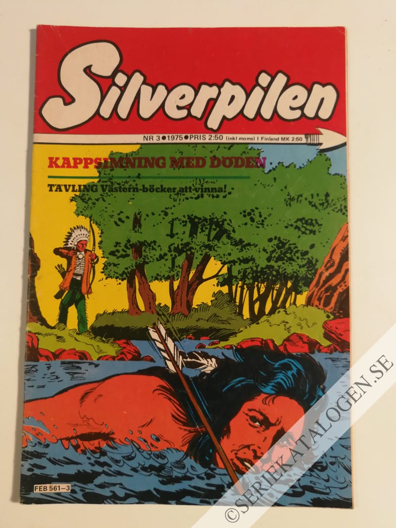 Framsida på Silverpilen #3 (1975)