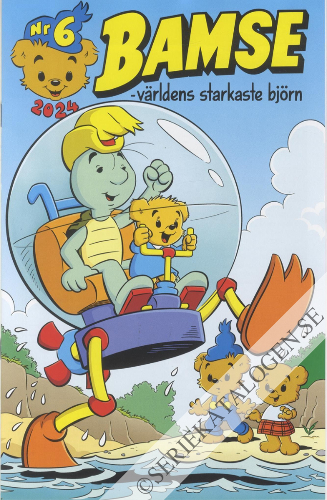 Framsida på Bamse #6 (2024)