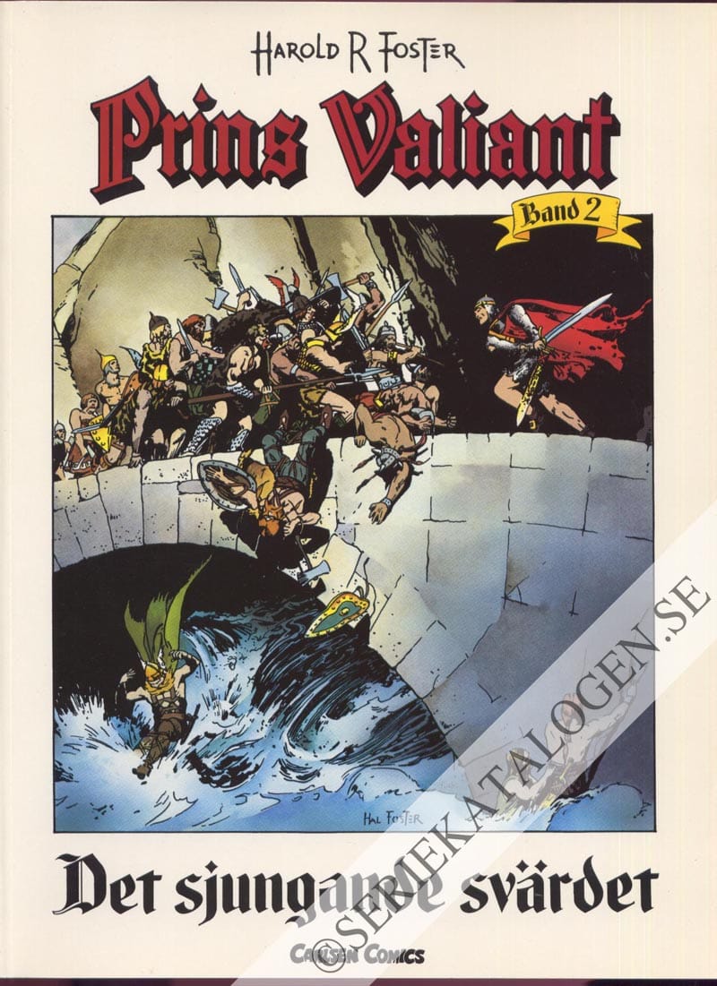 Framsida på Prins Valiant Det sjungande svärdet (1991)