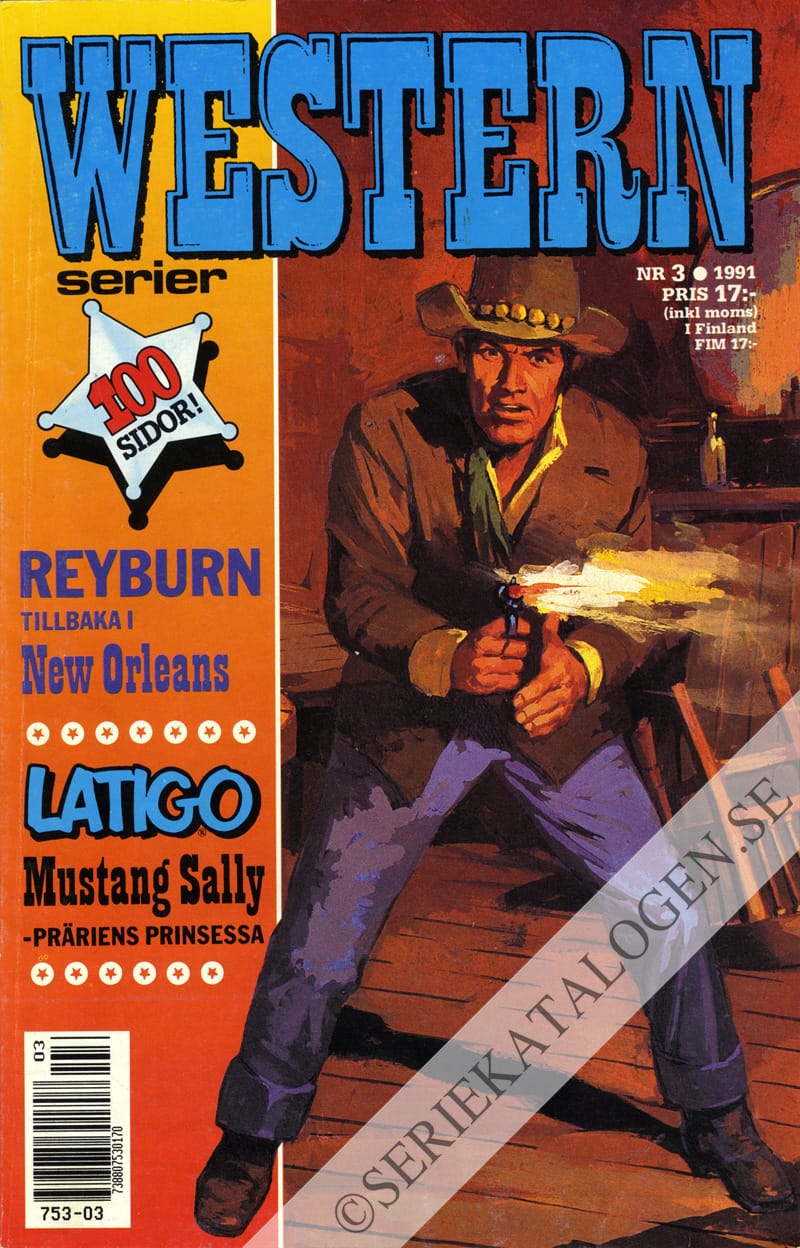 Framsida på Westernserier #3 (1991)