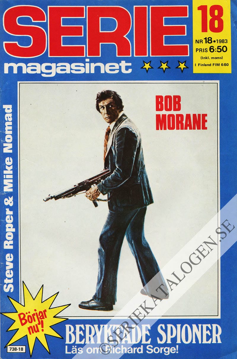 Framsida på Seriemagasinet #18 (1983)