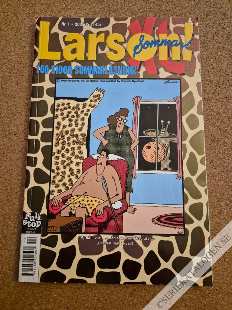 Framsida på Larson! XL #1 (2005)