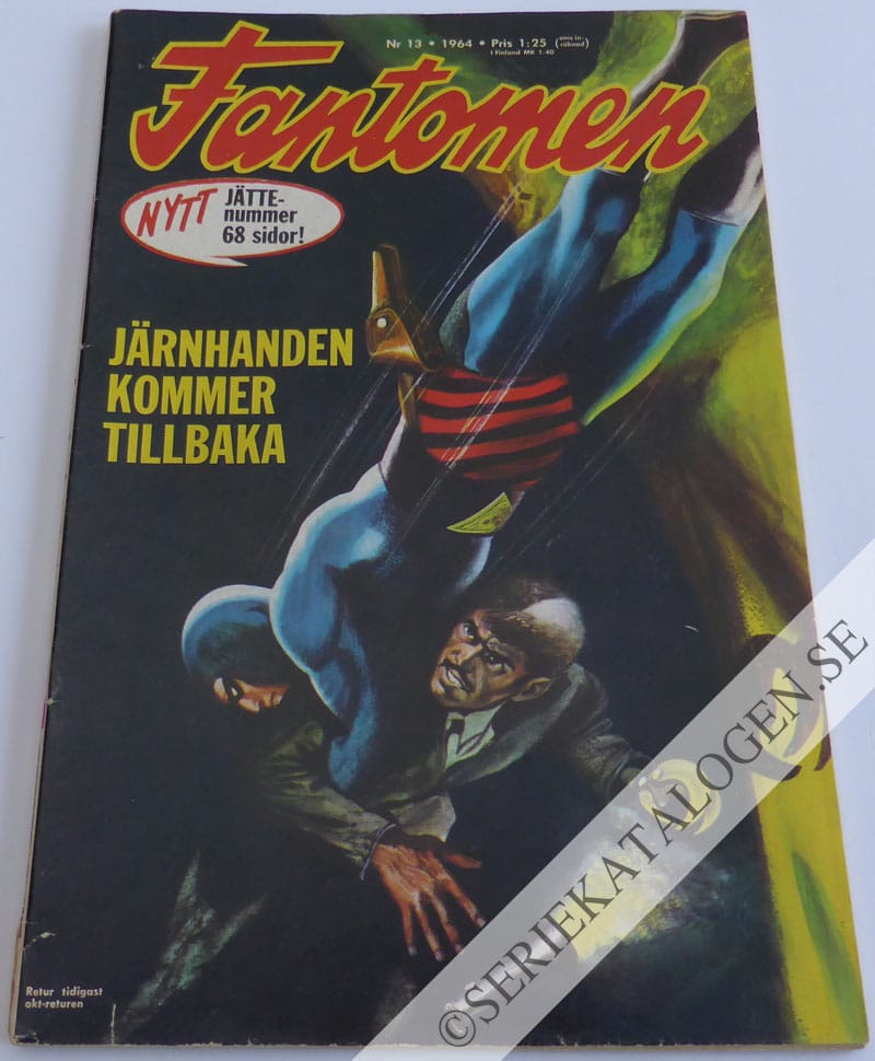 Framsida på Fantomen #13 (1964)