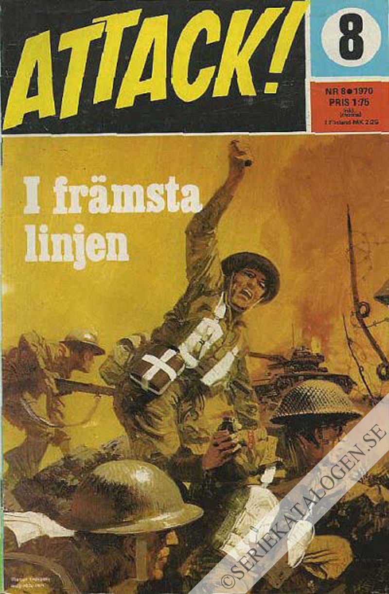 Framsida på Attack I främsta linjen (1970)