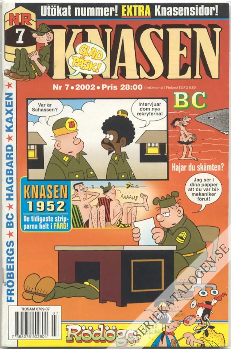 Framsida på Knasen #7 (2002)