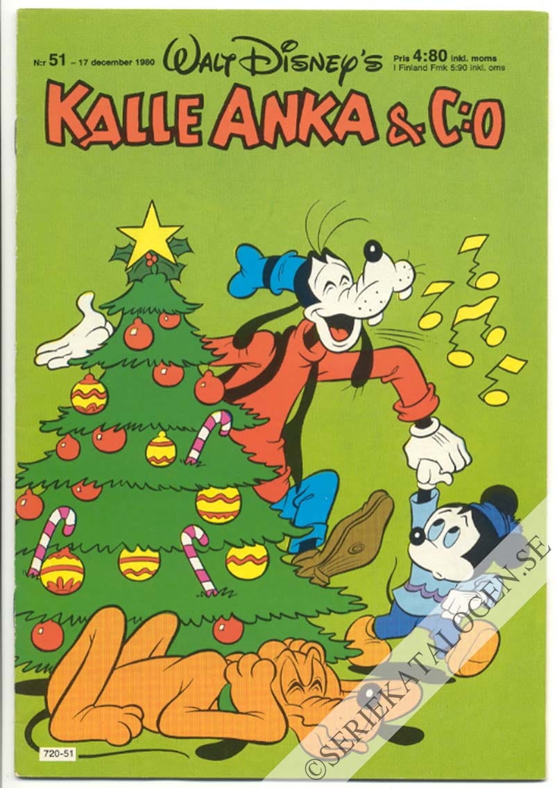 Framsida på Kalle Anka & C:o #51 (1980)