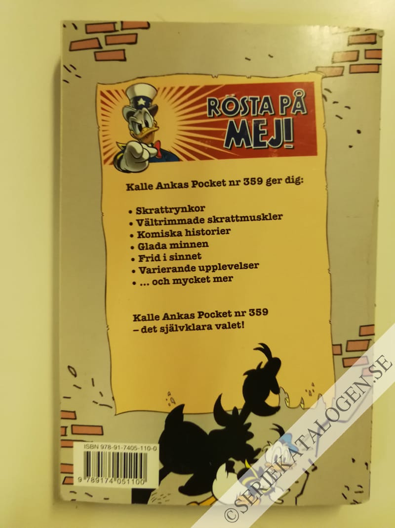 Baksida på Rösta på mej! (2009)