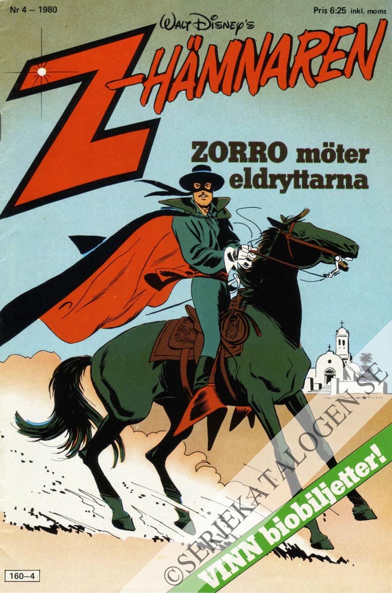 Framsida på Z-hämnaren #4 (1980)