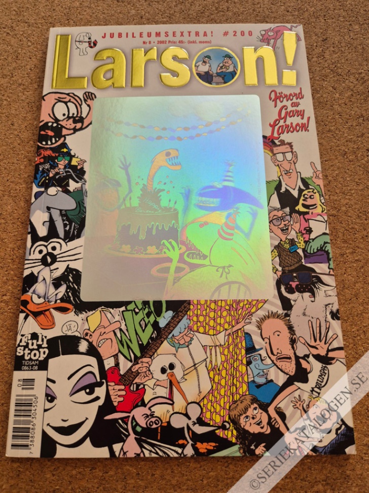 Framsida på Larson! #8 (2002)