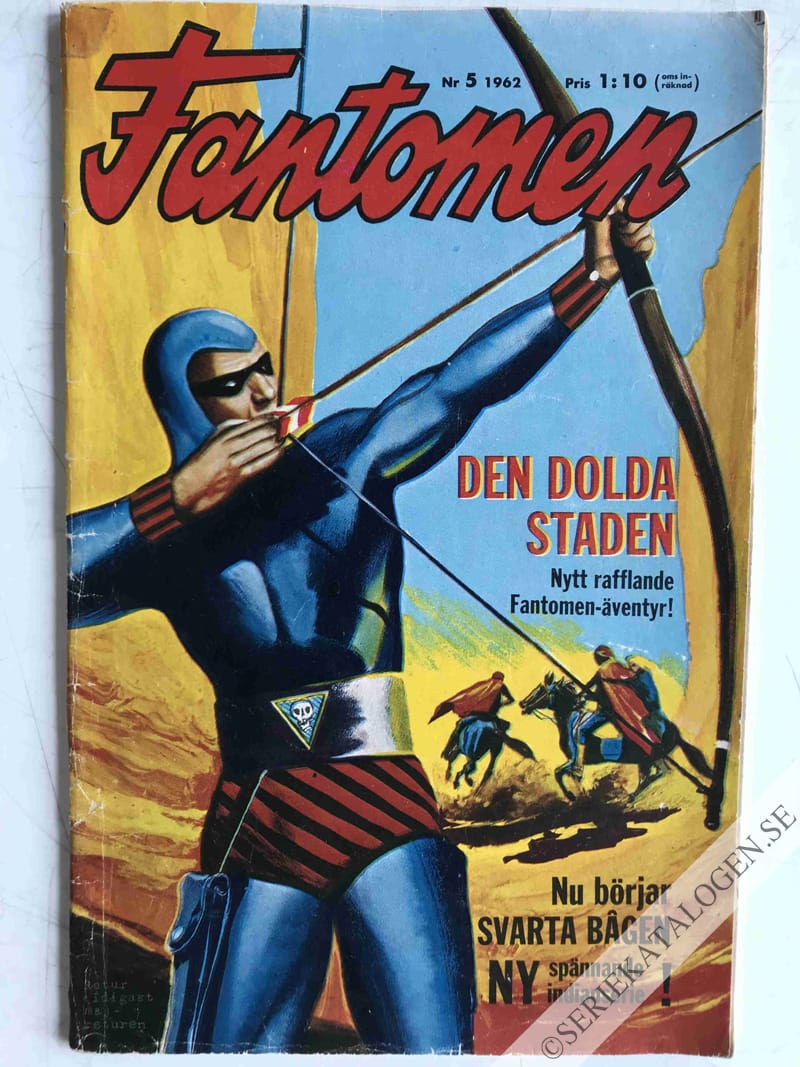 Framsida på Fantomen #5 (1962)