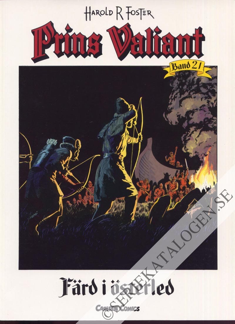 Framsida på Prins Valiant Färd i österled (1999)