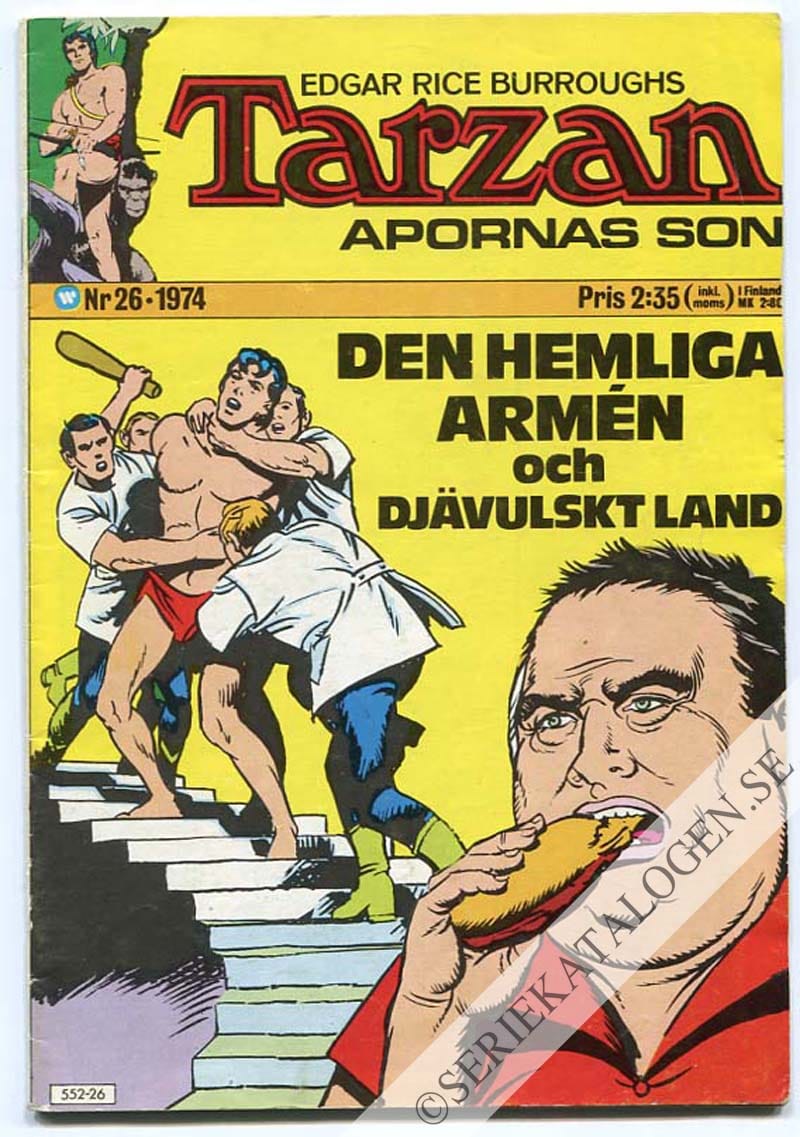 Framsida på Tarzan #26 (1974)