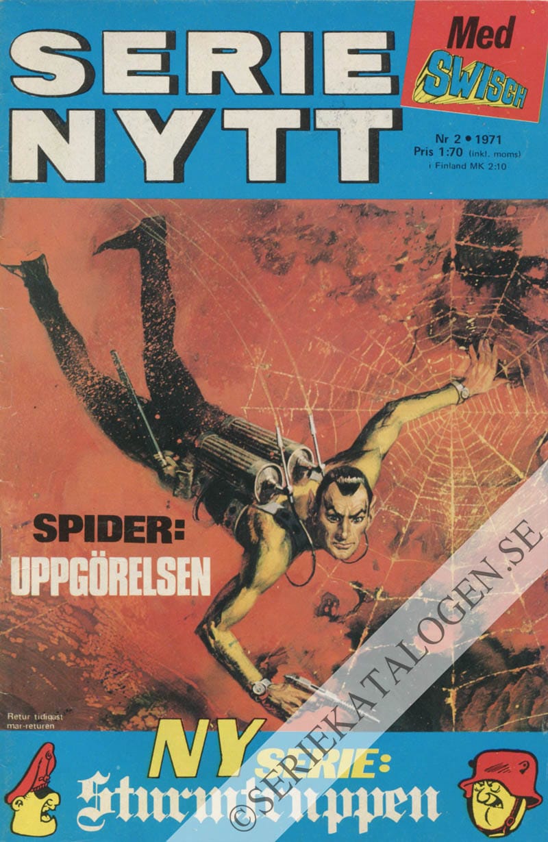 Framsida på Serie-Nytt #2 (1971)