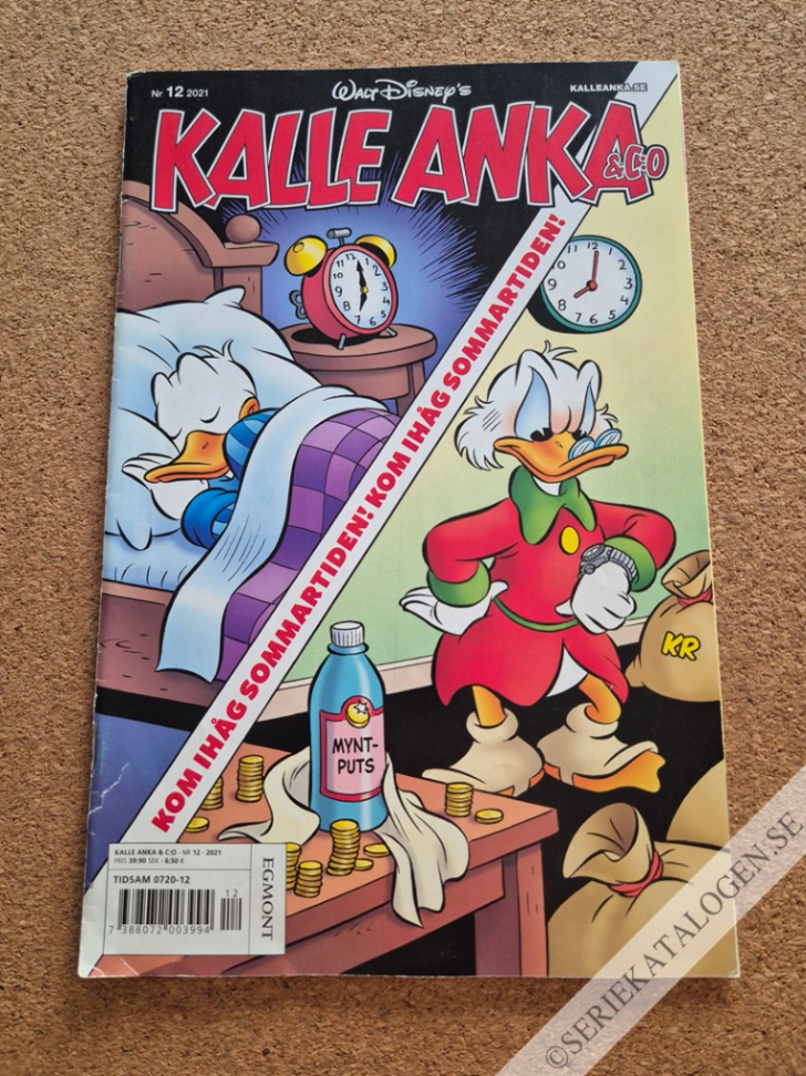 Framsida på Kalle Anka & C:o #12 (2021)