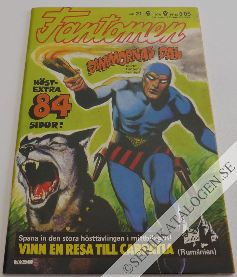 Framsida på Fantomen #21 (1976)